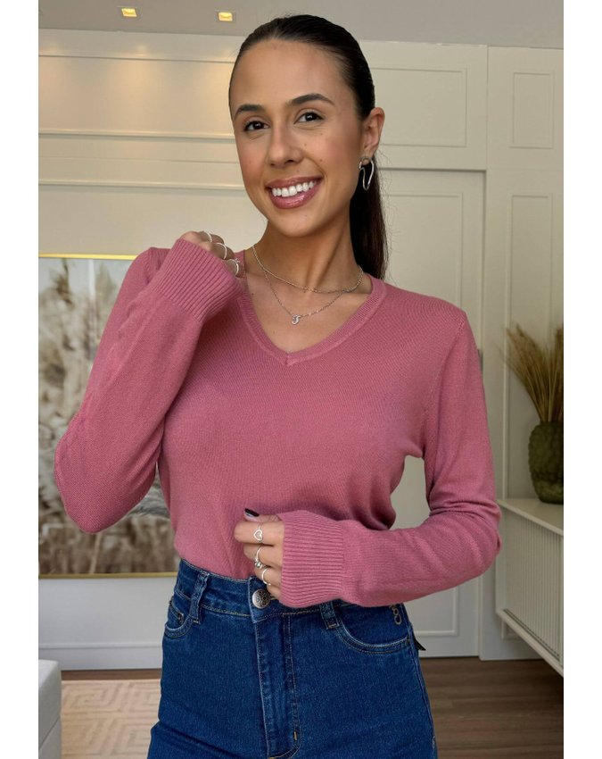 BLUSA MODAL BASICA GOLA V COSH JEANS